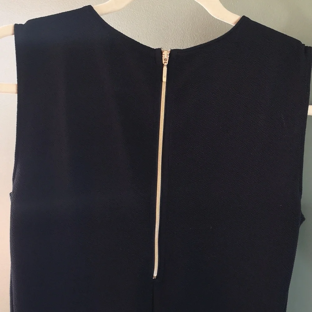 NWT Kismet Little Black Dress Sz S Lightweight & Stretchy Textured Sleeveless - Picture 7 of 10
